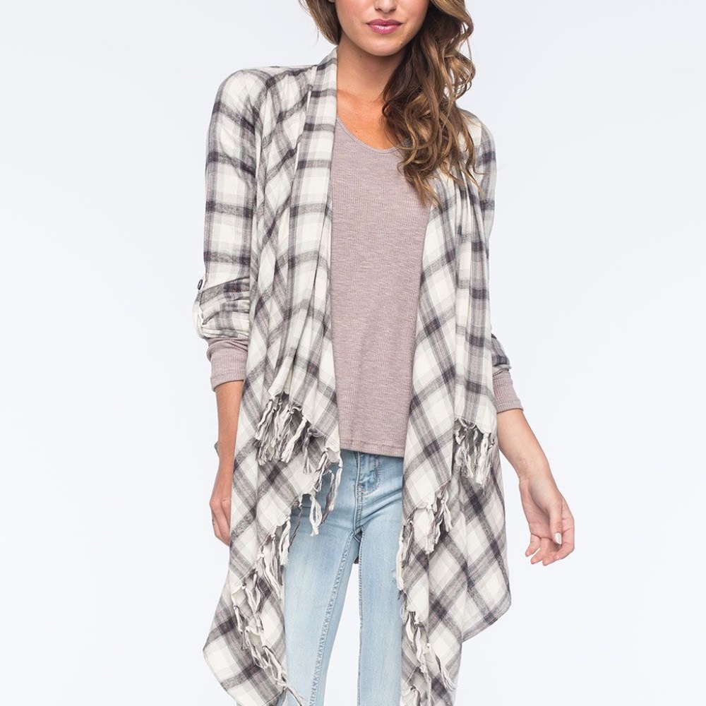 Billabong Women's Flannel Cardigan
